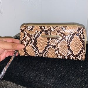 Steve Madden Snake Skin Print Wallet